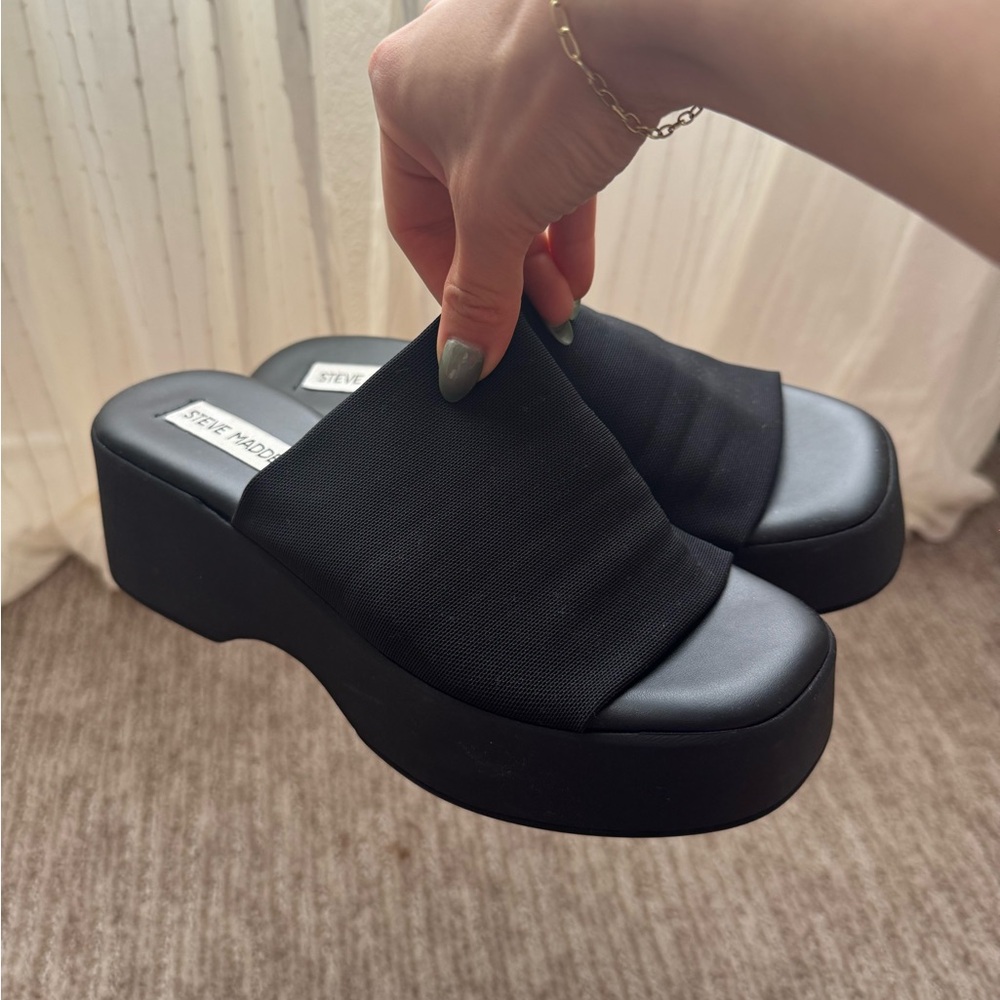 Steve Madden Black Women's Platform Shoes